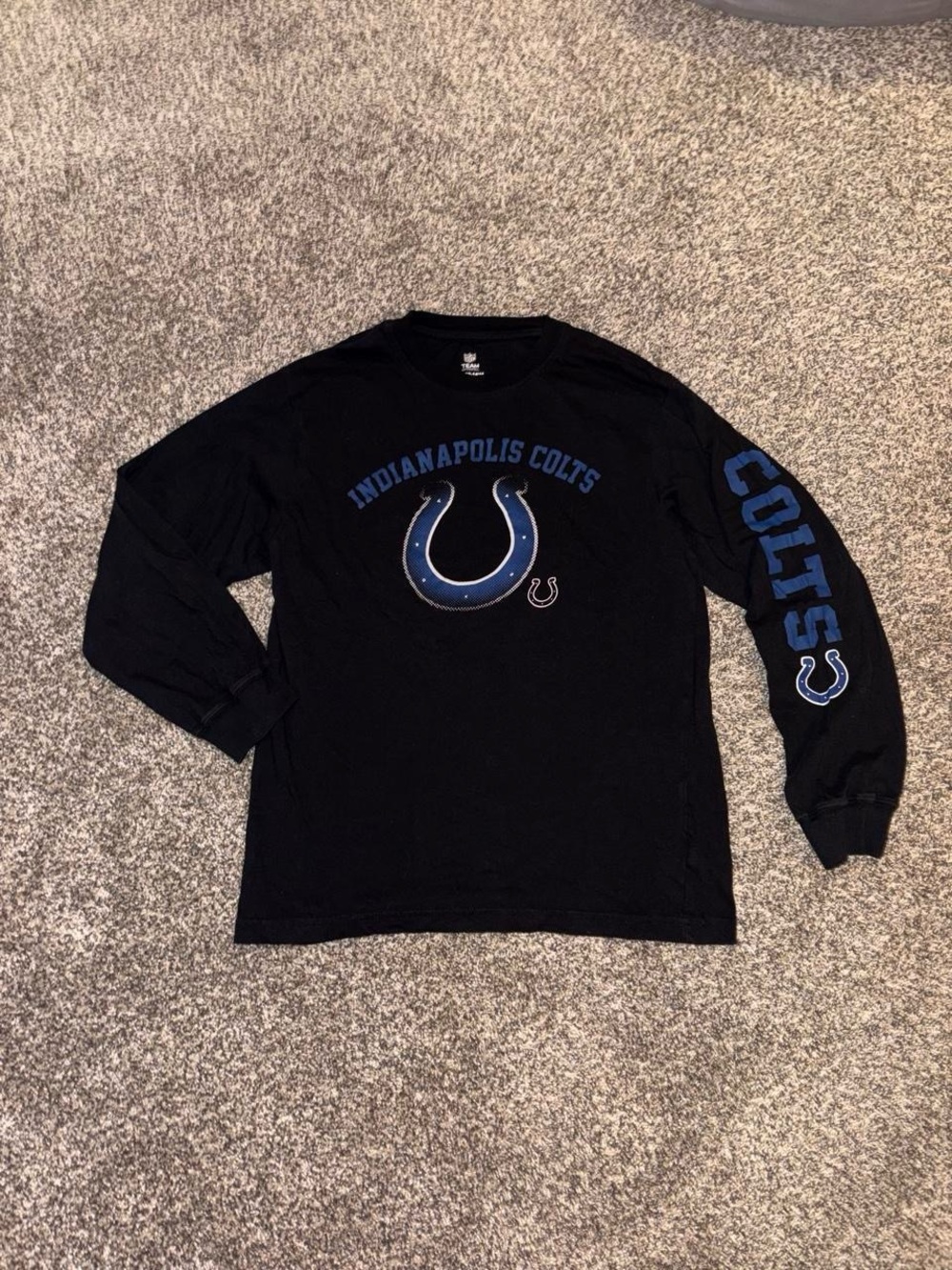 NFL Indianapolis Colts black long sleeve shirt